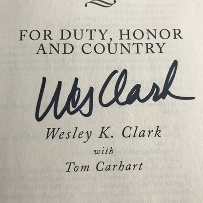 A Time to Lead - Wesley K. Clark - Signed - 1st Edition - 2007