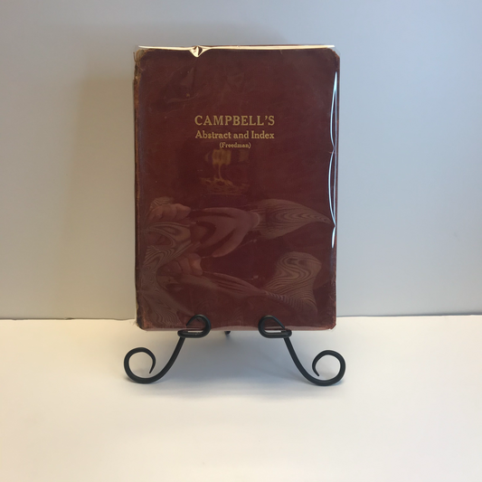 Campbell's Abstract and Index - 1915- J.B. Campbell
