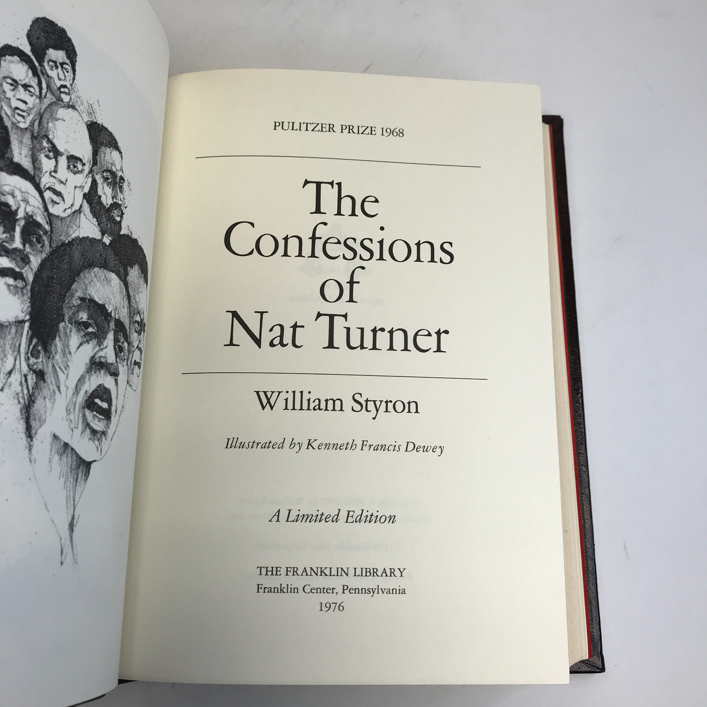 The Confessions Of Nat Turner - William Styron - Franklin Library