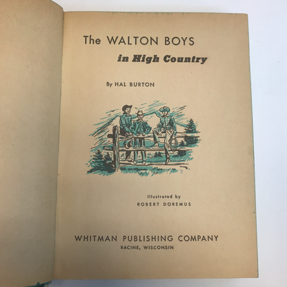 Walton Boys in High Country - Hal Burton - 1960