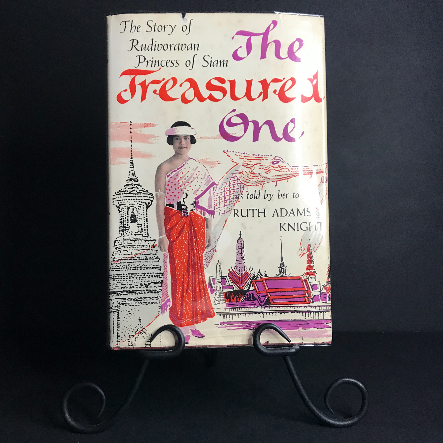 The Treasured One: Story of - Rut Rudivoravan Princess of Siamh Adams Knight - Signed by Rudivoravan Princess of Siam - 1961