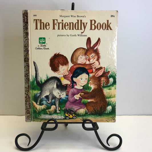 The Friendly Book - Margaret Wise Brown - Little Golden Book - 1954