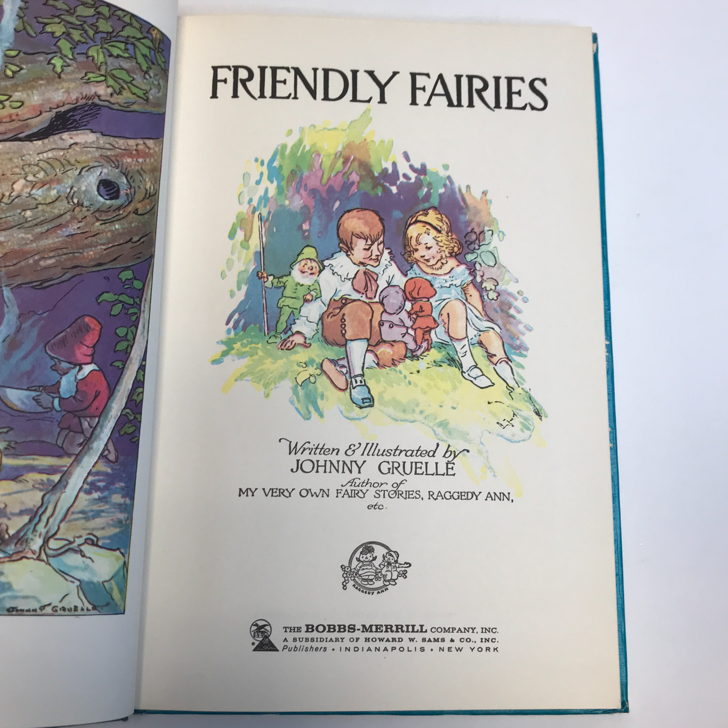 Raggedy Ann and Andy 's Friendly Fairies - Johnny Gruelle - Reprint - 1960