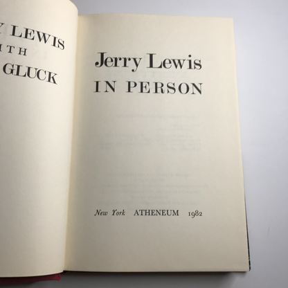 Jerry Lewis in Person - Jerry Lewis - Signed - 1982