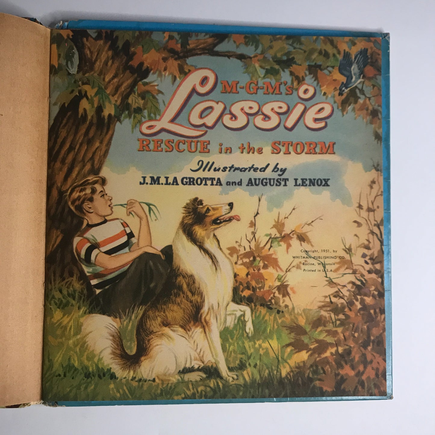 Lassie: Rescue in the Storms - L.M. Grotta - Whitman Publishing - 1951