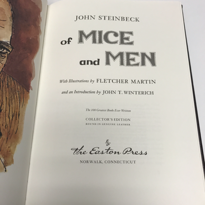 Of Mice and Men - John Steinbeck - Easton Press - 1977