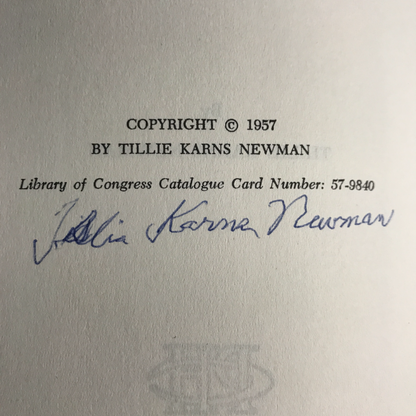 The Black Dog Trail - Tillie Karns Newman - Native American - Signed - 1957