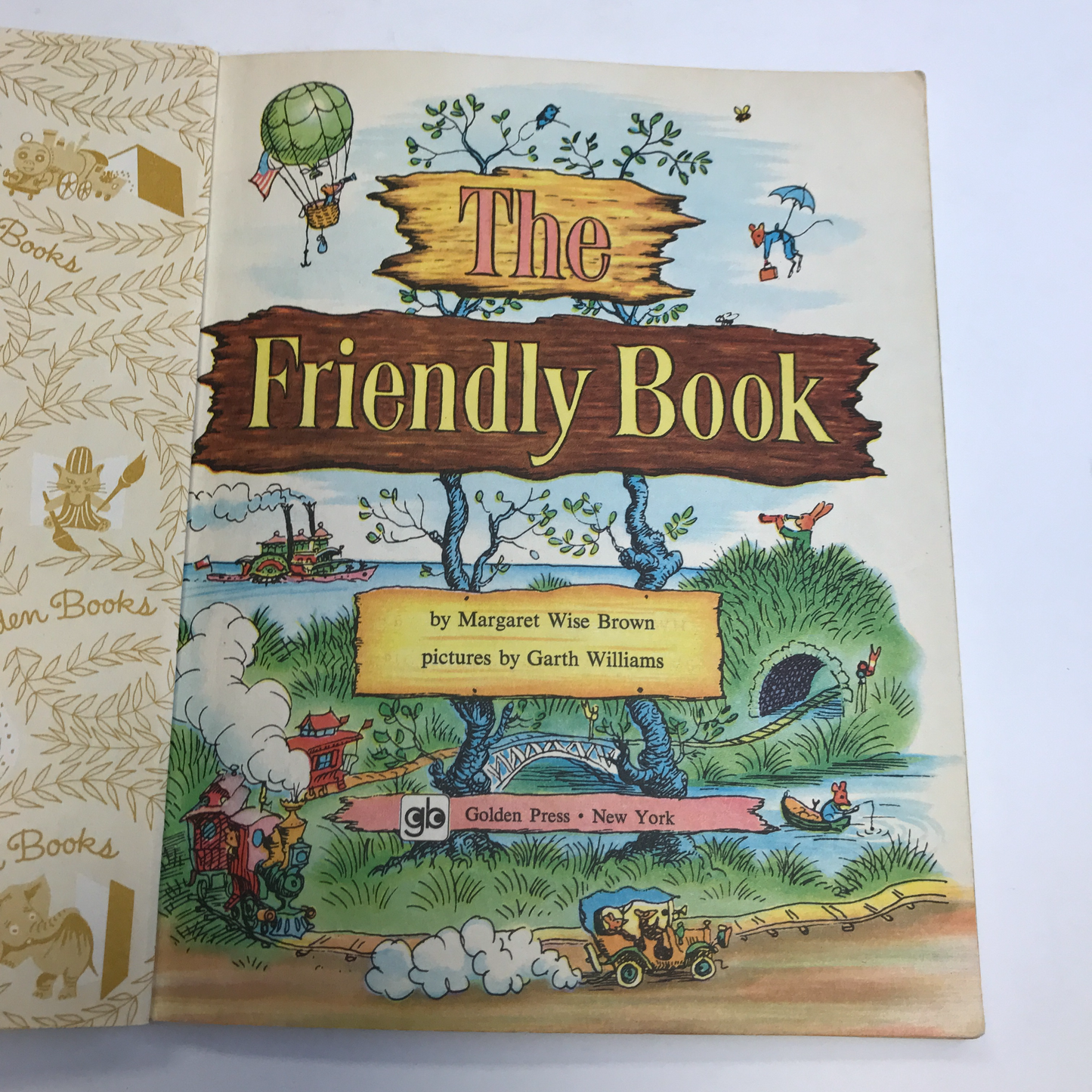 The Friendly Book - Margaret Wise Brown - Little Golden Book - 1954