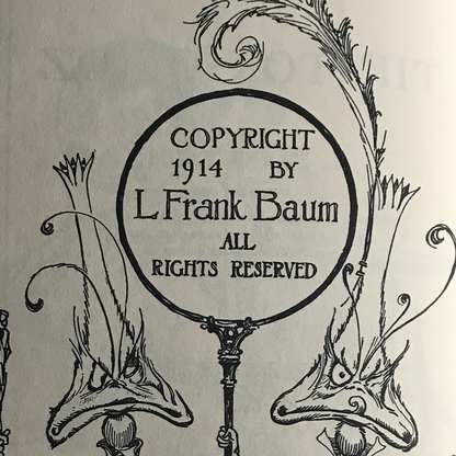 Tik-Tok of Oz - L. Frank Baum - Reprint - 1960