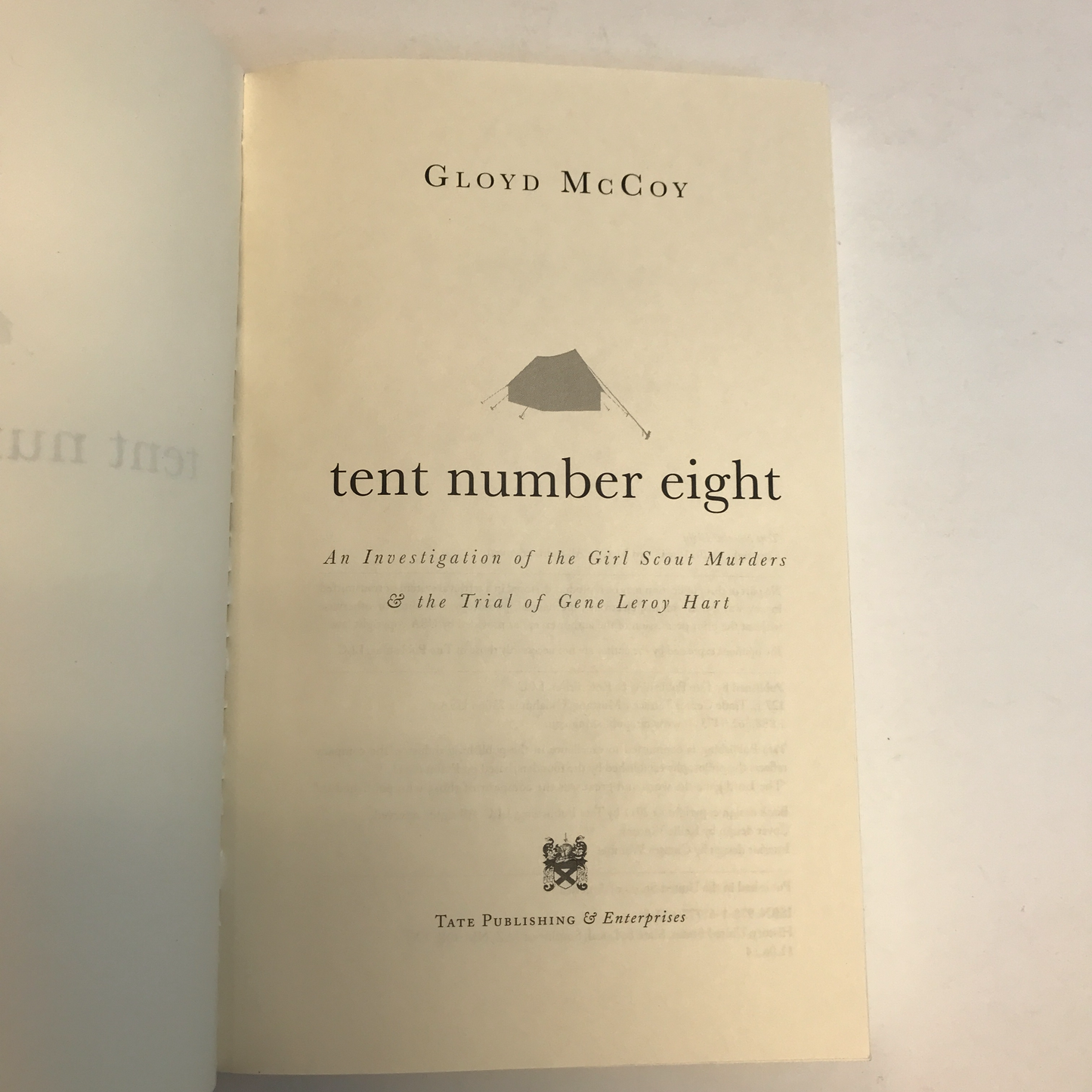 Tent Number Eight - Gloyd McCoy - Oklahoma - 2011