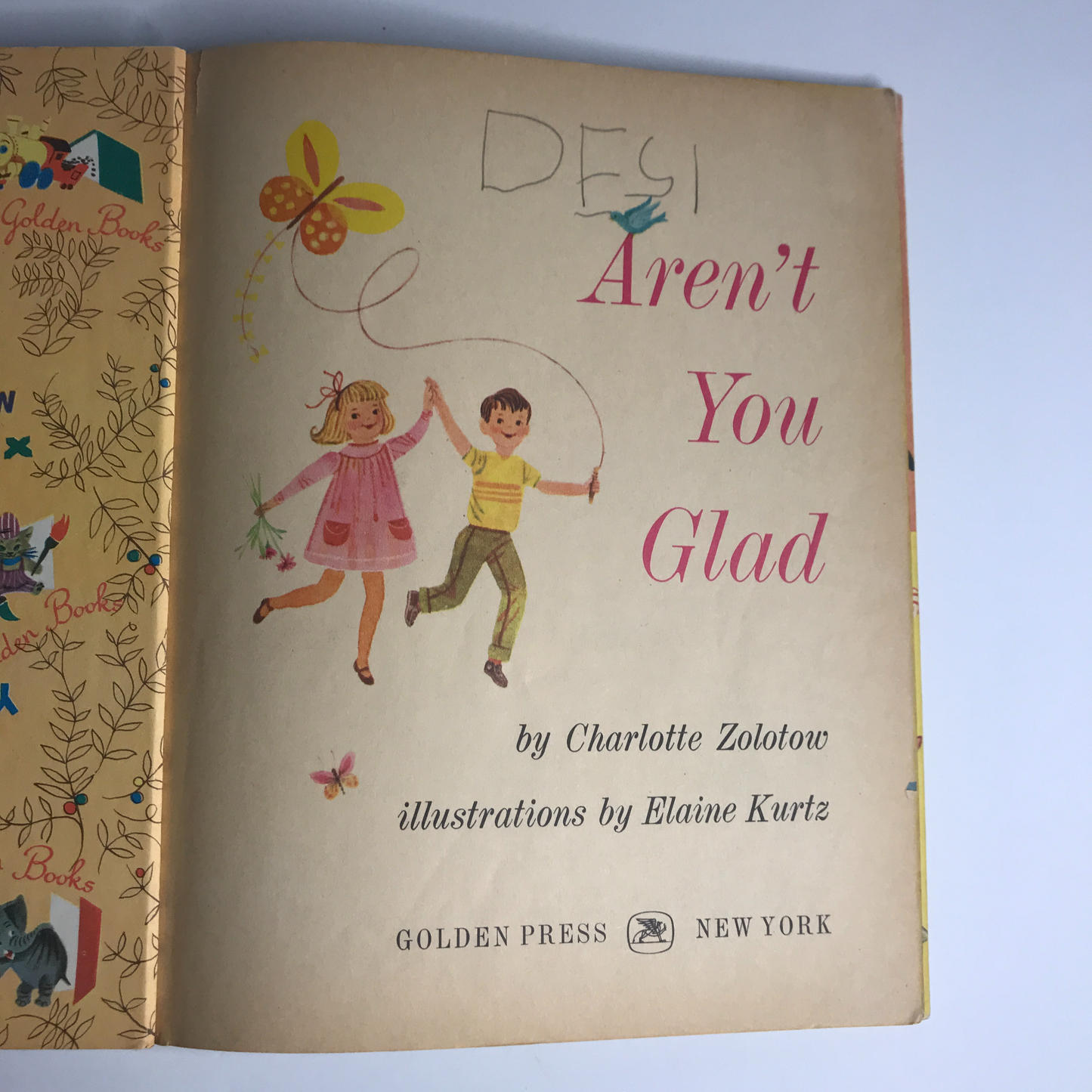 Aren't You Glad - Little Golden Book - Charlotte Zolotow - 1962