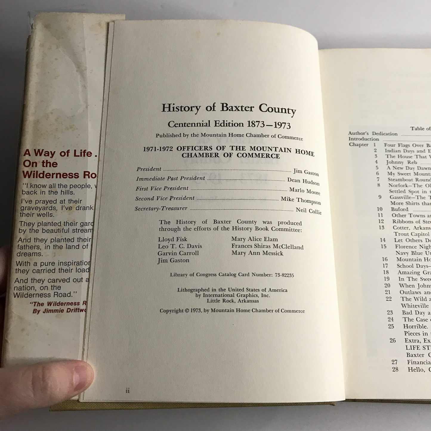 History of Baxter County - Mary Ann Messick - Centennial Edition - Arkansas - 1973