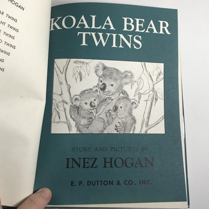 Koala Bear Twins - Inez Hogan - 1st Edition - 1955