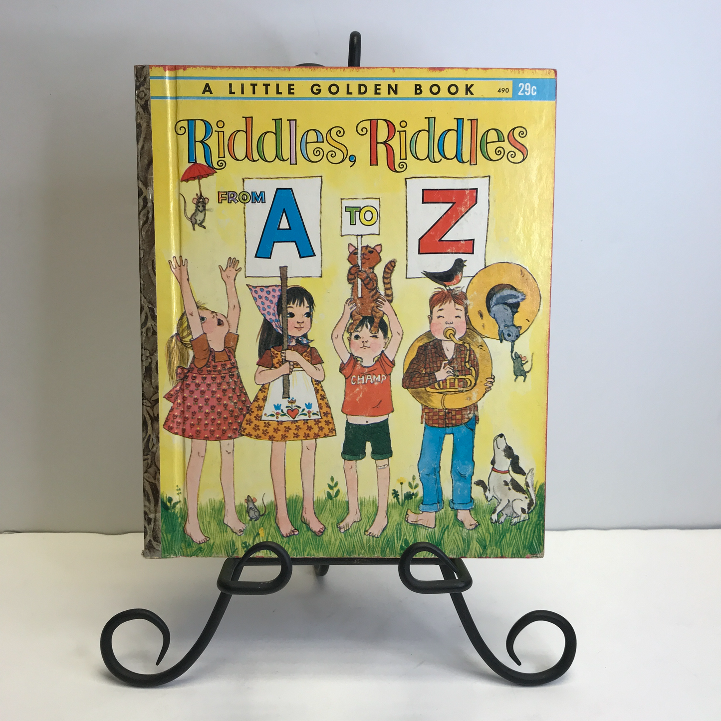 Riddles, Riddles from A to Z - Carl Memling - Little Golden Book - 1st Edition - 'A' Print - 1962