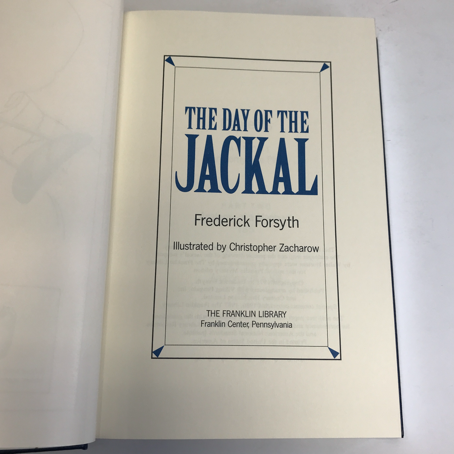 The Day of the Jackel - Frederick Forsyth - Franklin Library - 1987