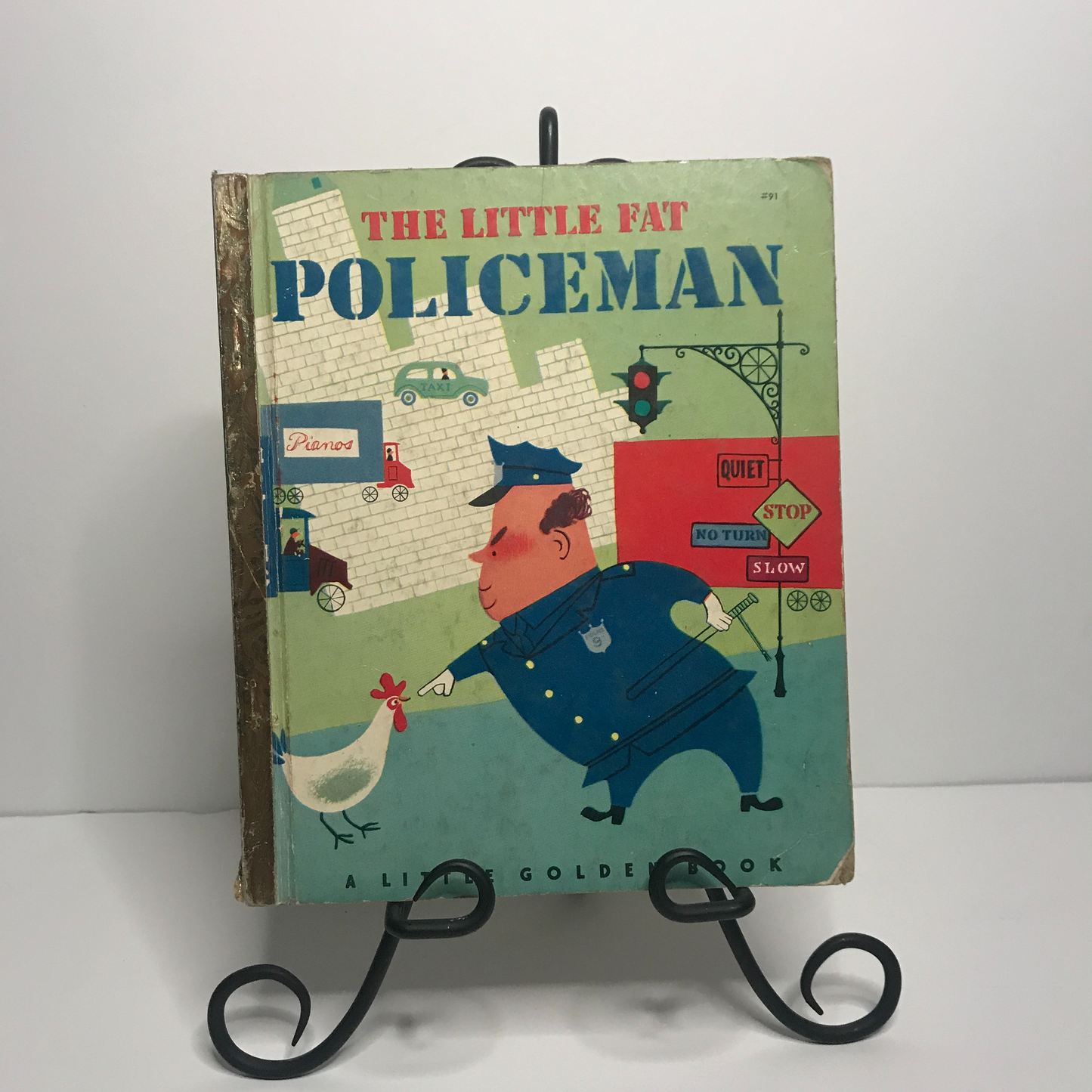 The Little Fat Policeman - Little Golden Book- Margaret W. Brown- 1950