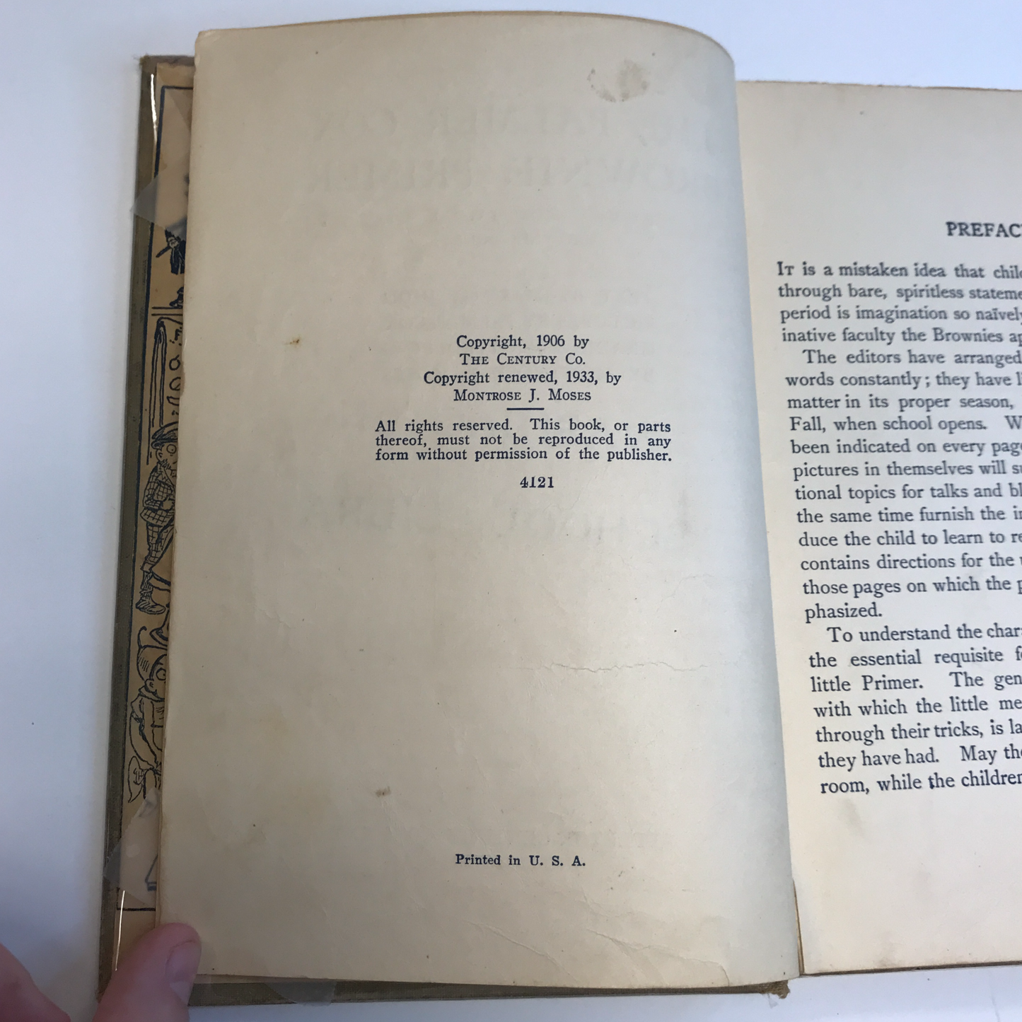 The Palmer Cox Brownie Primer - Montrose J. Moses - 1906