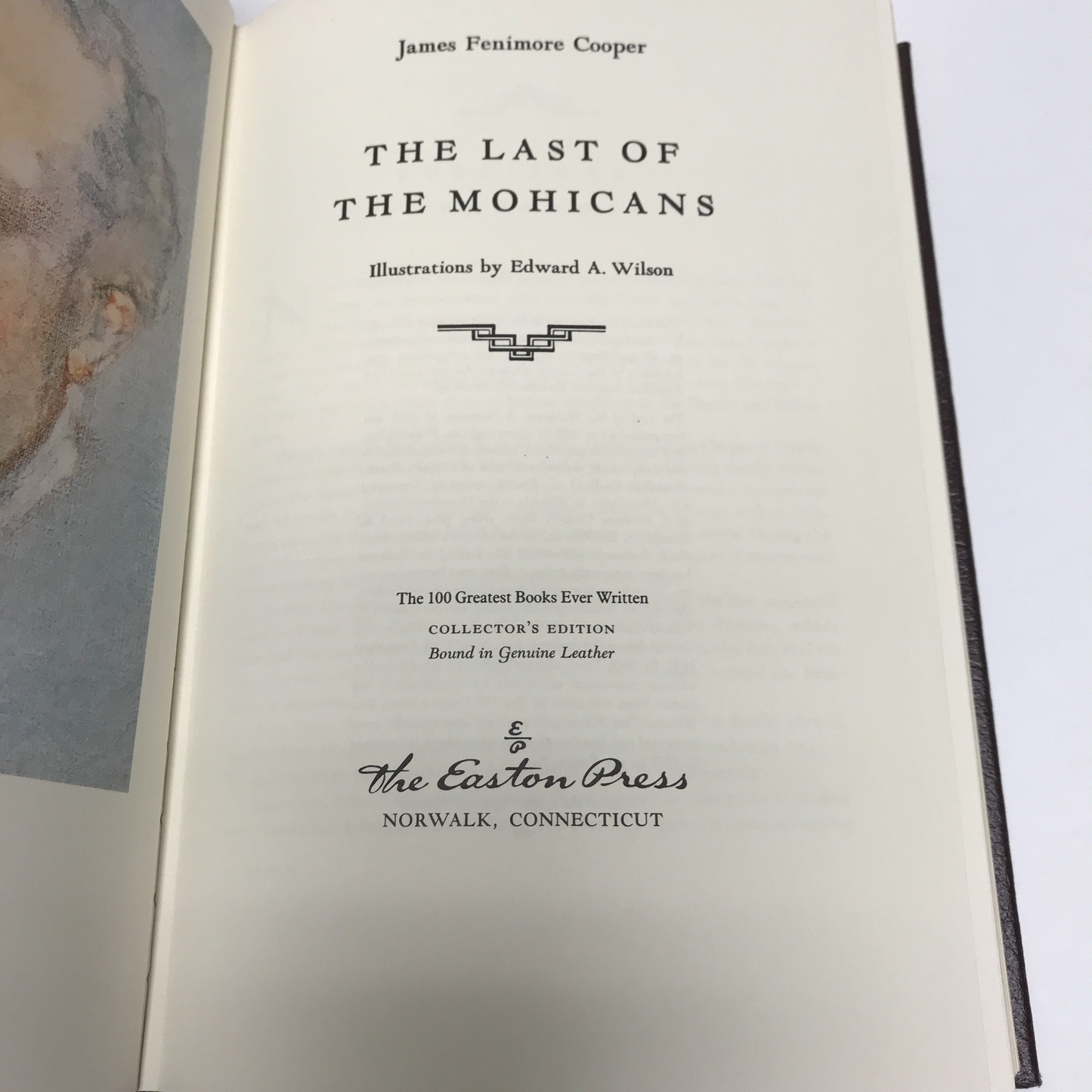 The Last of the Mohicans - James Fenimore Cooper - Easton Press - 1979