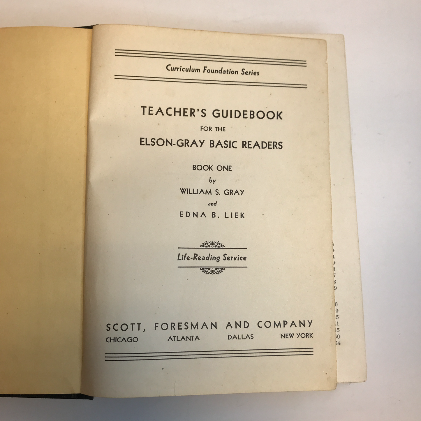 Elson-Gray Basic Readers - Teachers Edition - William S. Gray and Edna B. Liek - 1937