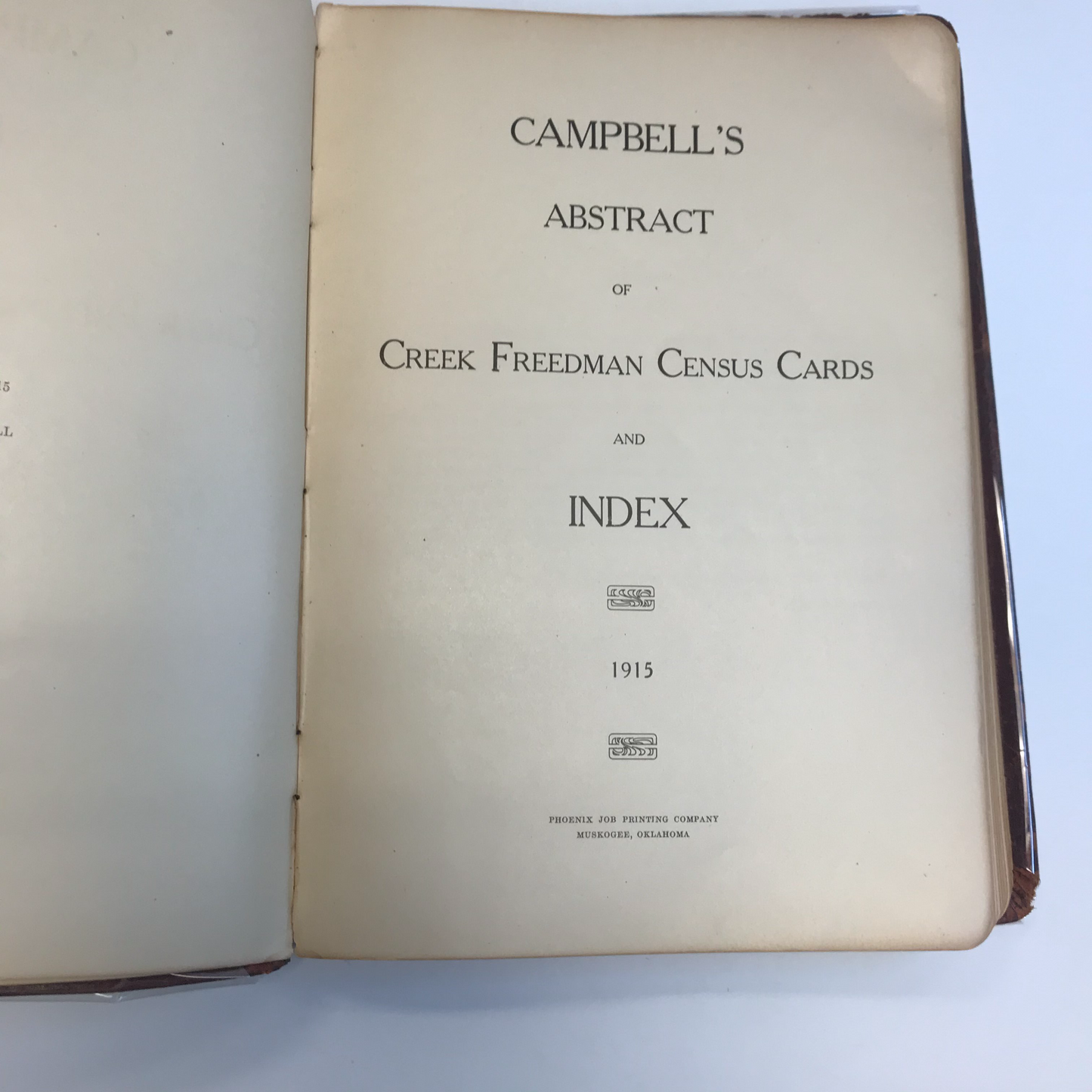 Campbell's Abstract and Index - 1915- J.B. Campbell