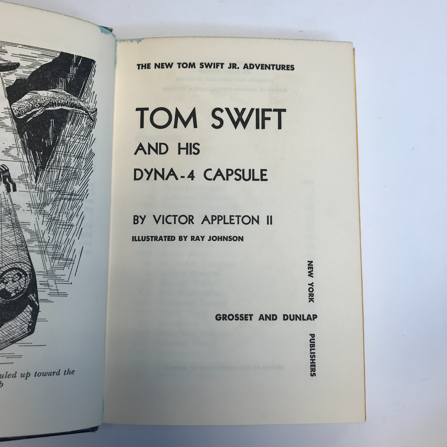 Tom Swift and His Dyna-4 Capsule - Victor Appleton II - 1969