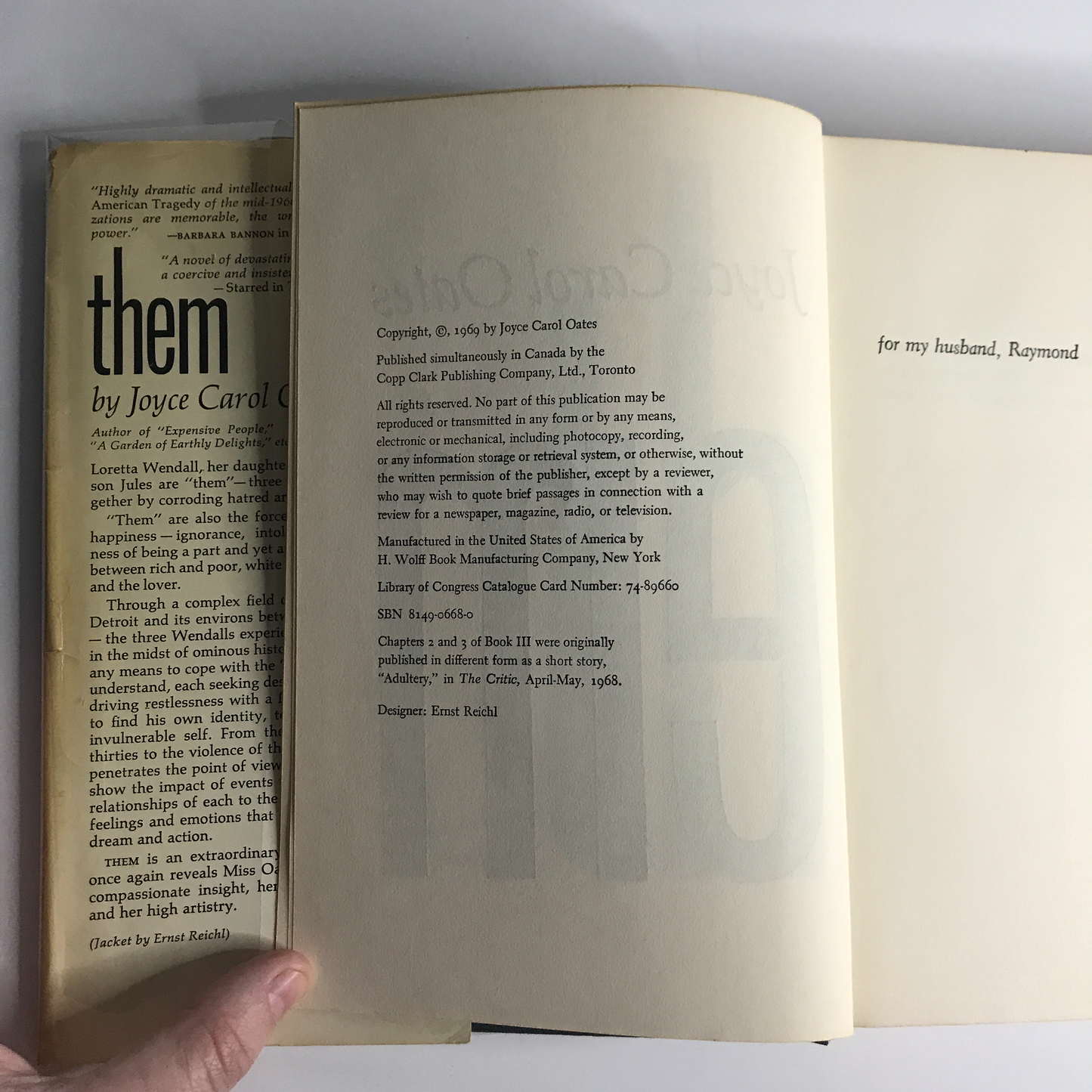 Them - Joyce Carol Oates - 1st Edition - 1969