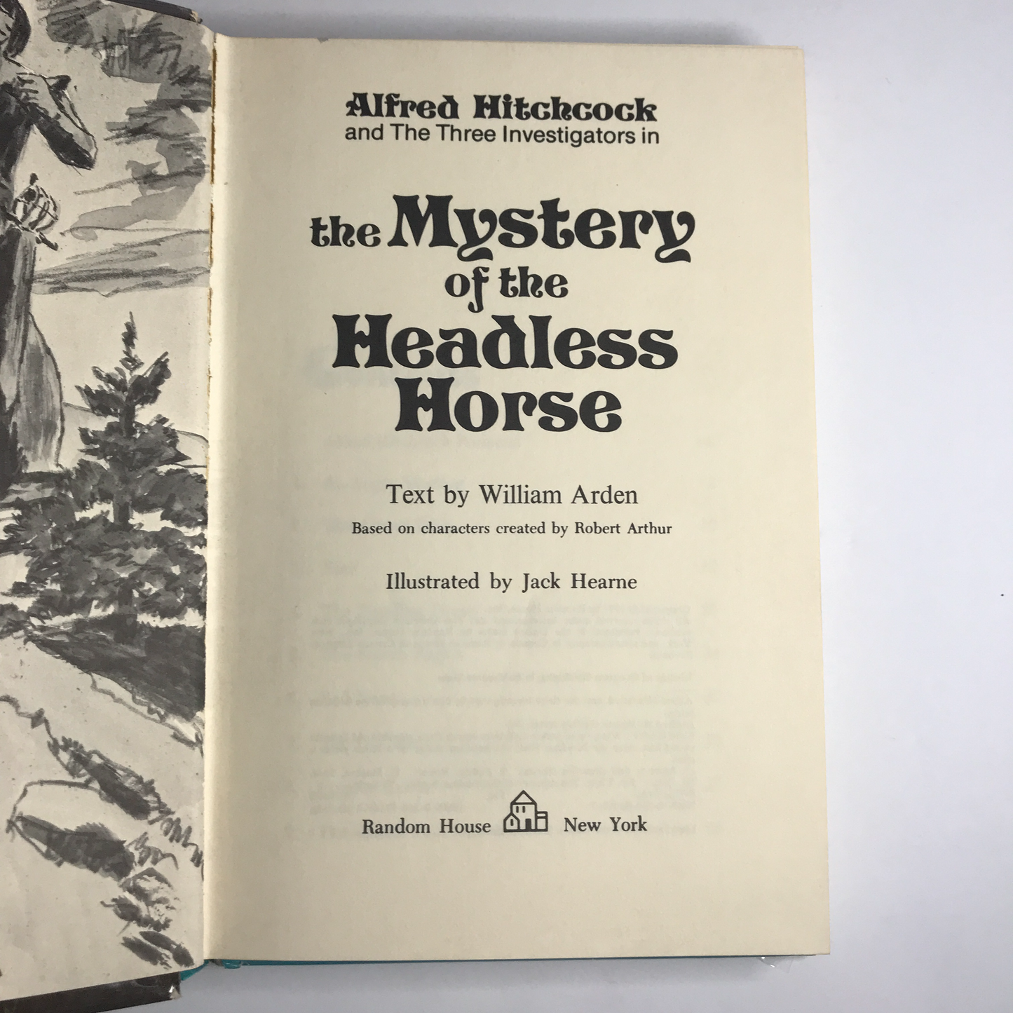 The Mystery of the Headless Horse - Alfred Hitchcock - William Arden - 1st Edition - 1977