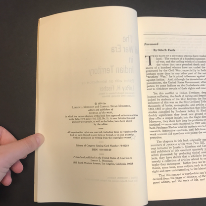 The Civil War Era in Indian Territory - LeRoy H. Fischer