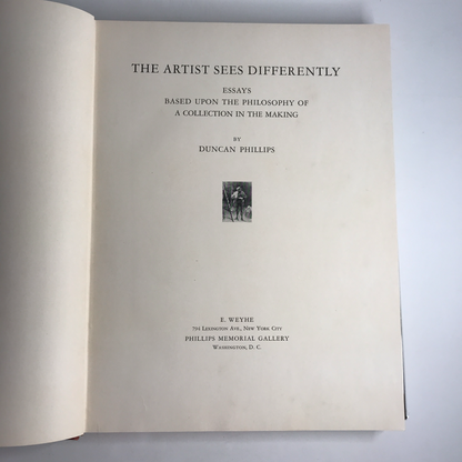 The Artist Sees Differently - Duncan Phillips - Vol 2 - 1931