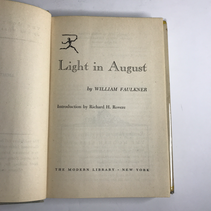 Light in August - William Faulkner - Modern Library - 1950