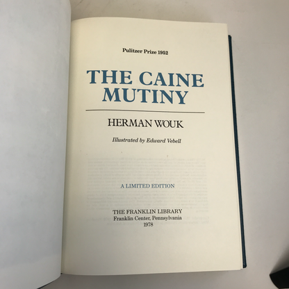 The Caine Mutiny - Herman Wouk - Franklin Library - 1978