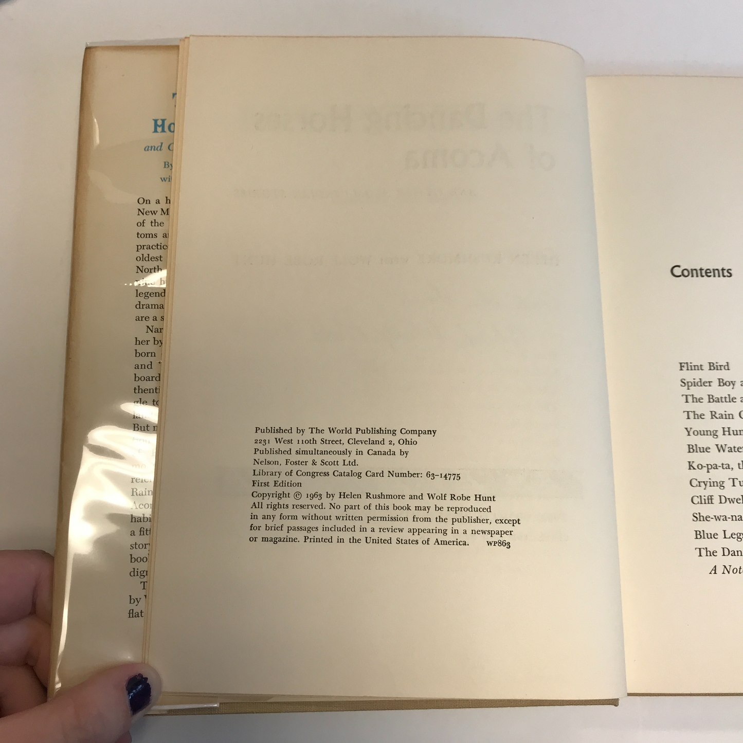 The Dancing Horses of Acoma - Helen Rushmore - Signed - 1963