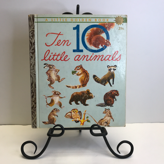 Ten Little Animals - Carl Memling - Little Golden Book - 1961