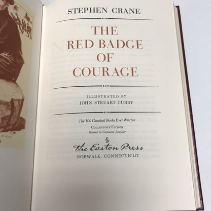 The Red Badge of Courage - Stephen Crane - Easton Press - 1980