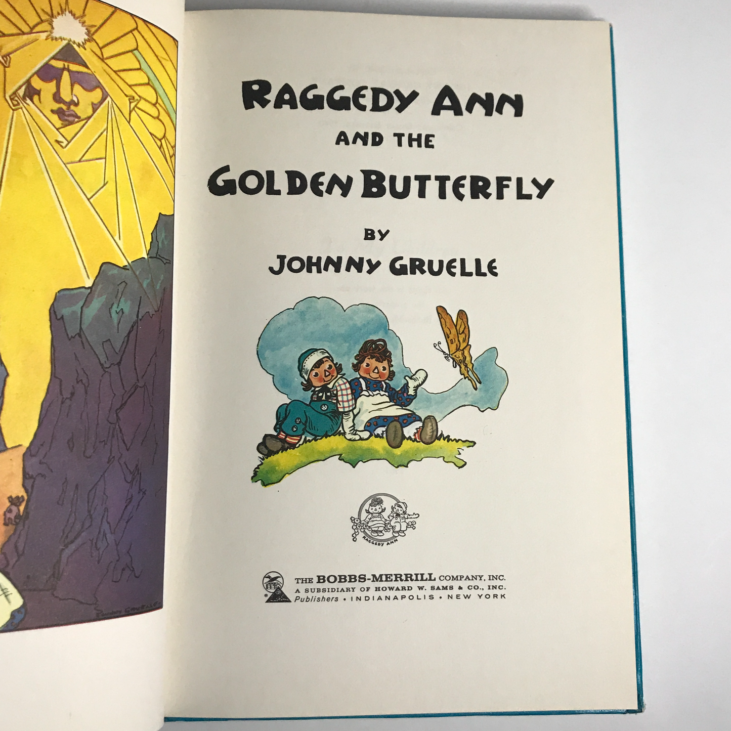 Raggedy Ann and the Golden Butterfly - Johnny Gruelle - Reprint - 1961