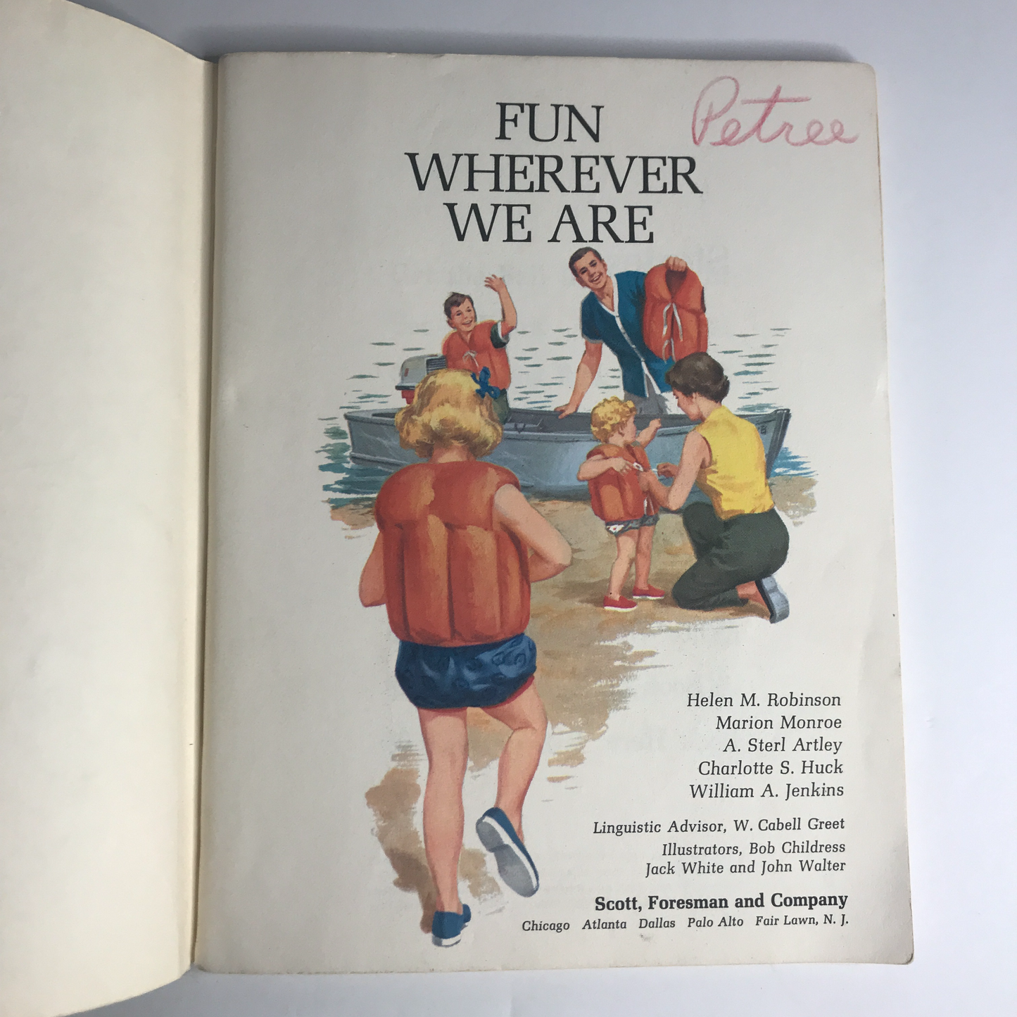 Fun Wherever We Are - Helen M. Robinson - New Basic Reader Dick and Jane - 1965