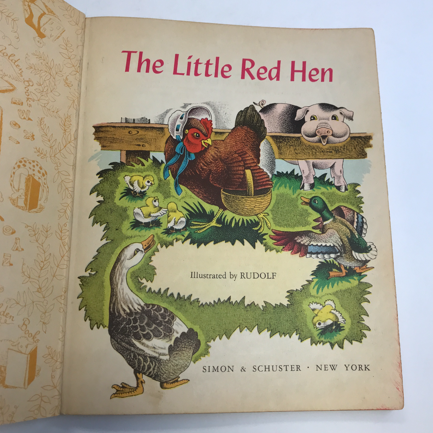 The Little Red Hen - Little Golden Book - 1942