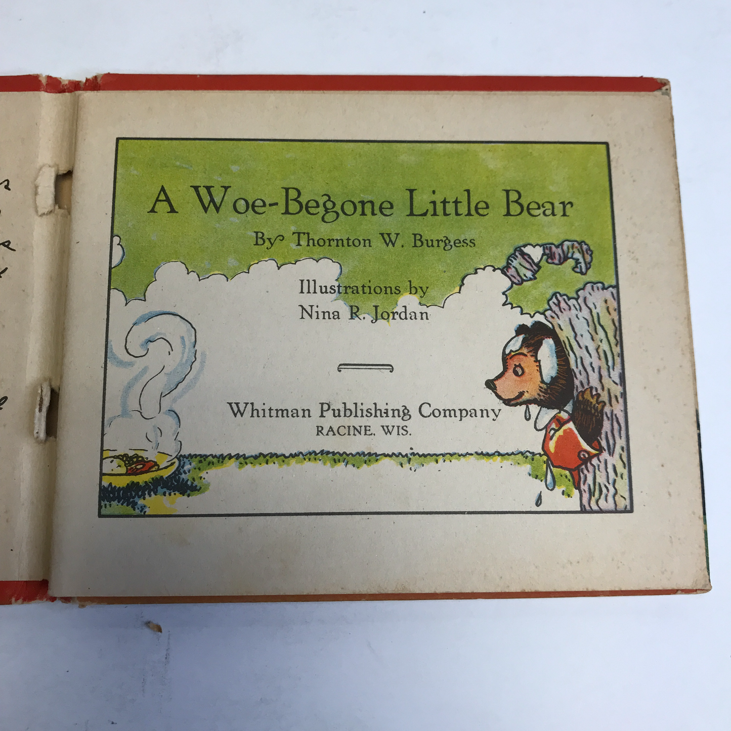 A Woe-Begone Little Bear - Thornton Burgess - 1927