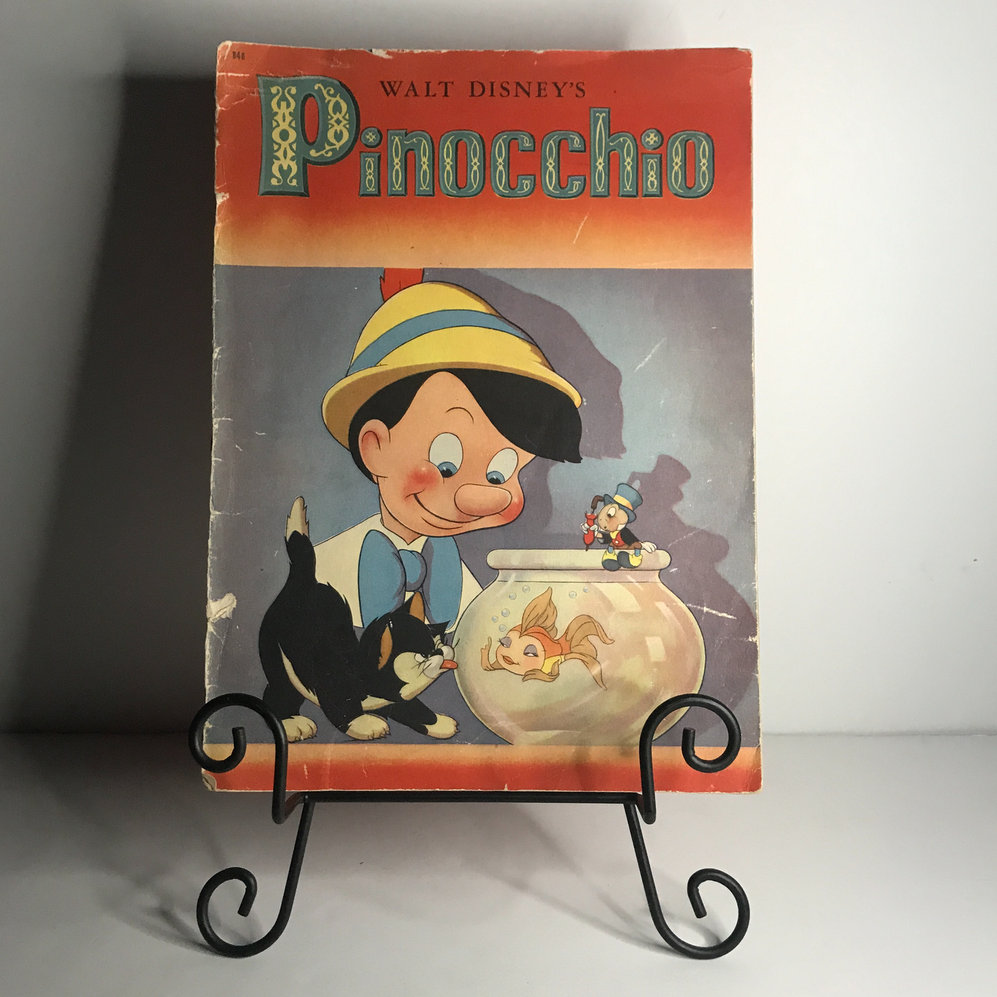 Pinocchio - Disney - Front Cover Coming Off - 1960