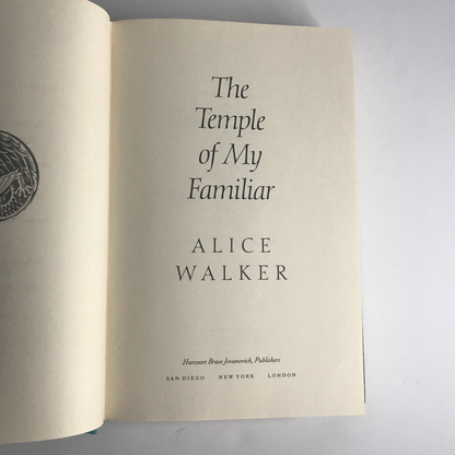 The Temple of My Familiar - Alice Walker - 1st Edition- 1989