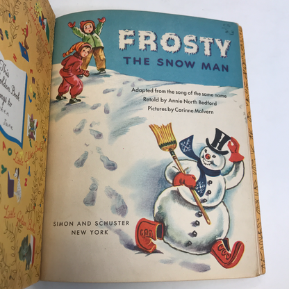 Frosty the Snow Man - Annie North Bedford - Little Golden Book - 1st Edition - 'A' Edition - 1951