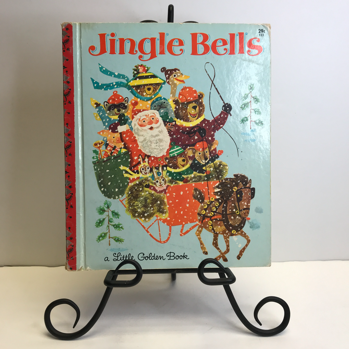 Jingle Bells - Little Golden Book - 'A' Print - 1964