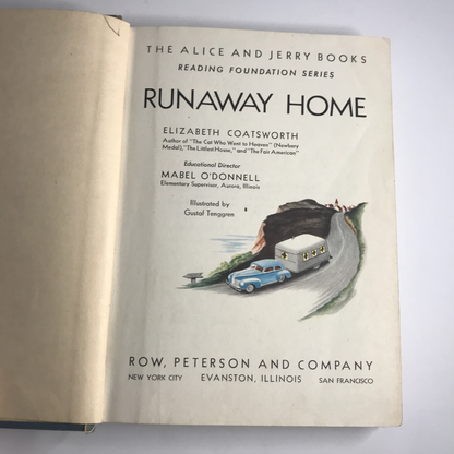 Runaway Home - The Alice And Jerry Books - Elizabeth Coatsworth - 1942