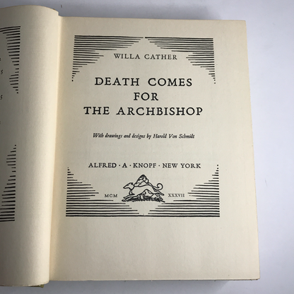 Death Comes for the Archbishop - Willa Cather - 1937