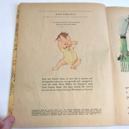 The New Baby - Ruth and Harold Shane - Little Golden Book - 1948