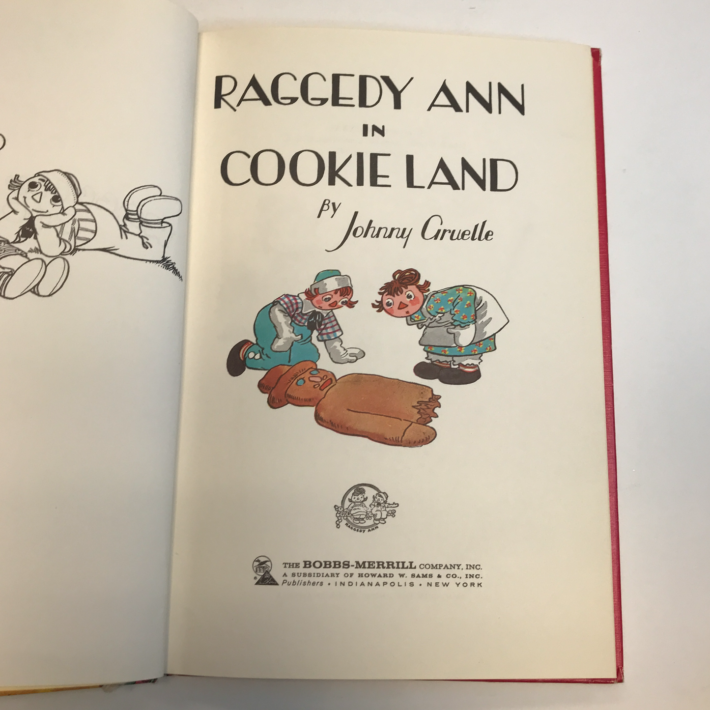 Raggedy Ann in Cookie Land - Johnny Gruelle - Reprint - 1960