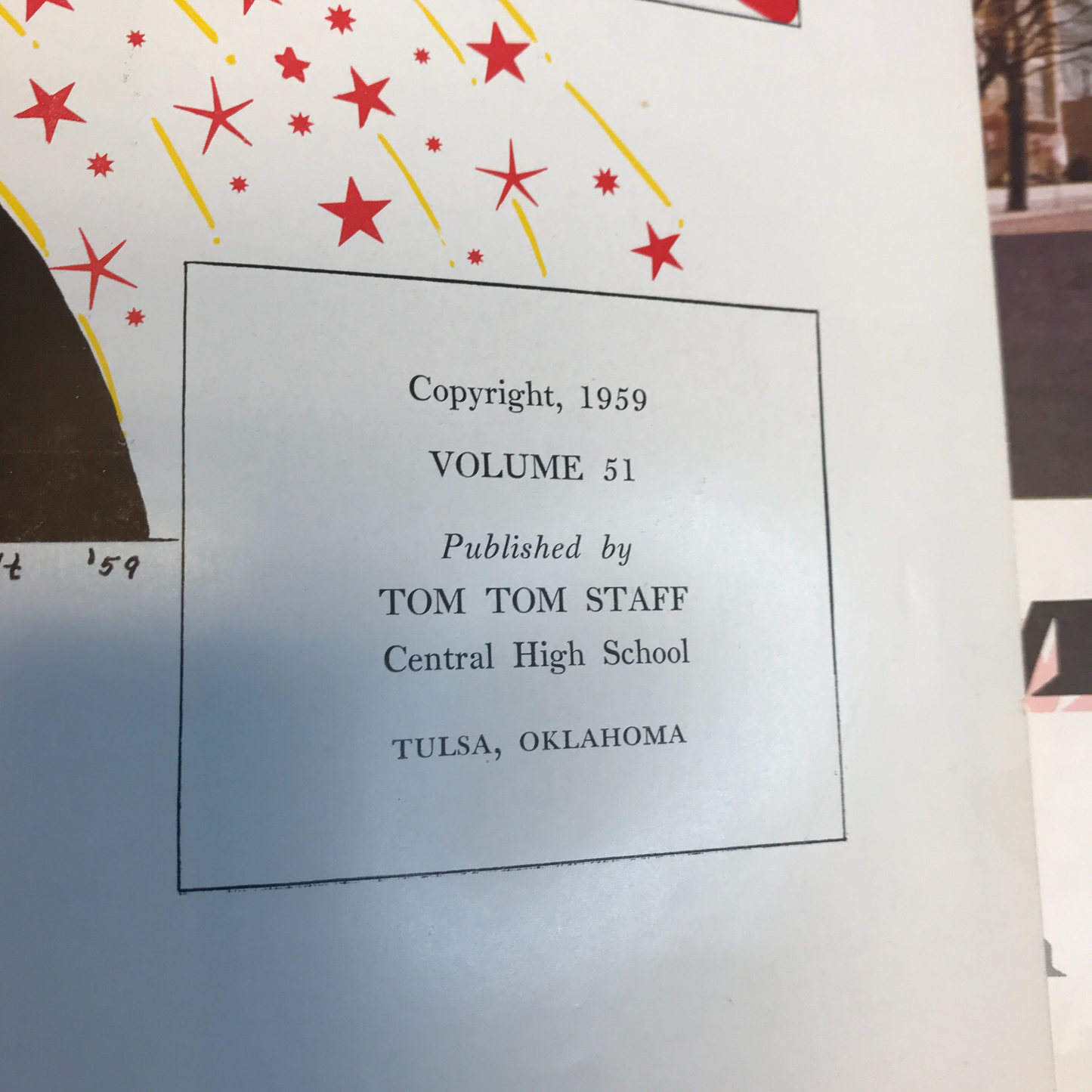 Tulsa Central High School - 1959 - Oklahoma