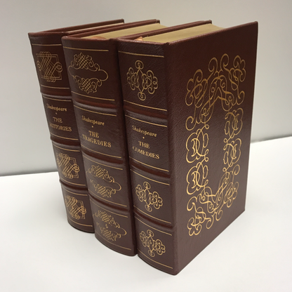 The Histories, the Tragedies, and the Comedies of Shakespeare - William Shakespeare - 3-Volume Set - Easton Press - 1980