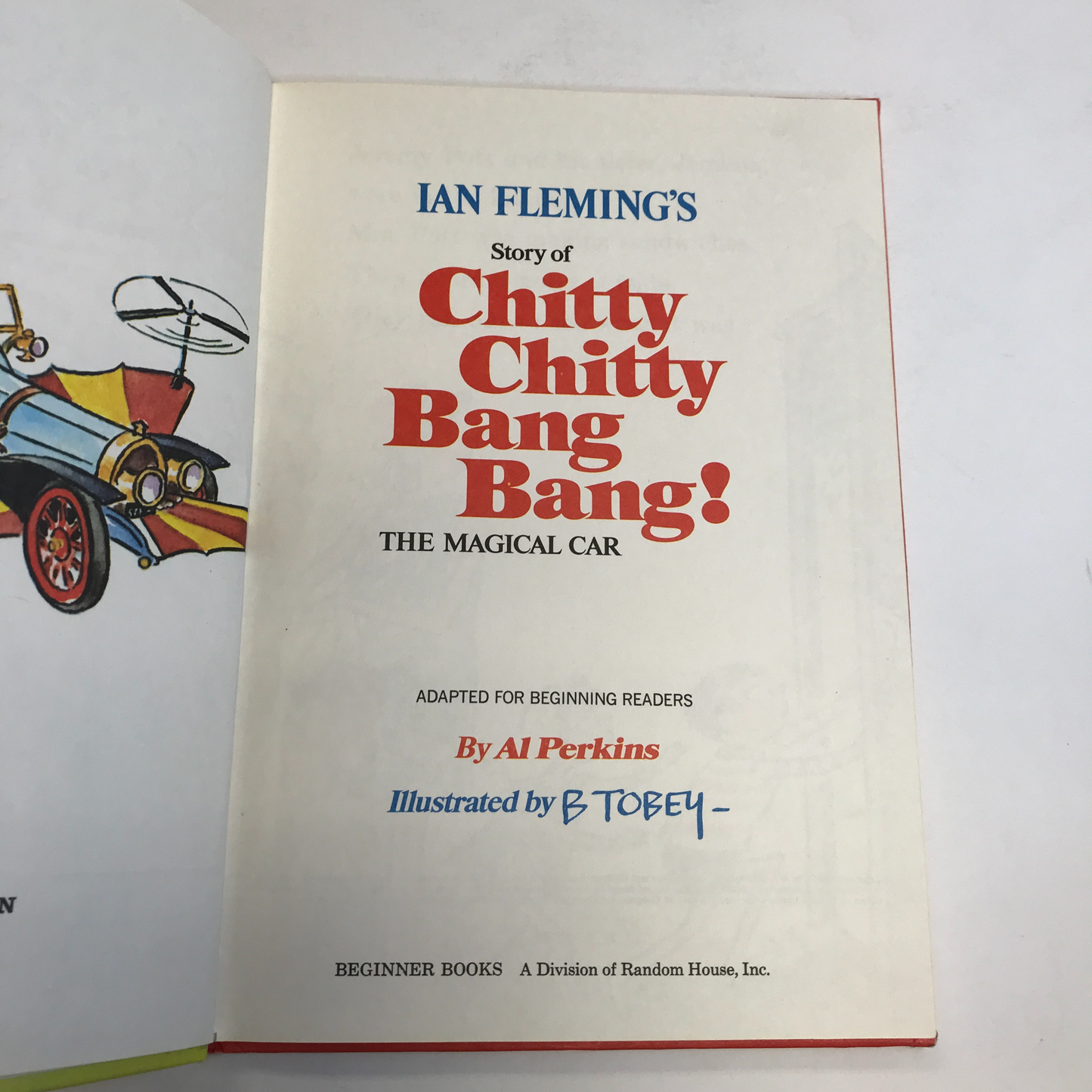 Chitty Chitty Bang Bang! - Al Perkins - Book Club Edition - 1968