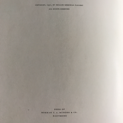 The Artist Sees Differently - Duncan Phillips - Vol 2 - 1931